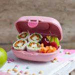 photo représentant une boite à gouter enfant rose de la marque bento